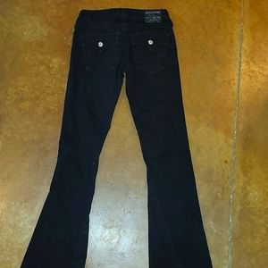 True religion black flare jeans